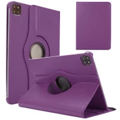 Apple iPad Pro 12.9 2020 Fuchsia Dönebilen Standlı Kılıf - 1