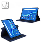 Lenovo M10 TB-X505F için Fuchsia Dönebilen Standlı Tablet Kılıfı - 7