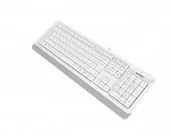 A4 TECH FK10 FN-MULTİMEDYA Q KLAVYE USB BEYAZ - 1