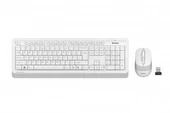 A4 TECH FG1010 Q 2.4 GHZ USB BEYAZ KLAVYE+MOUSE KABLOSUZ SET - 2