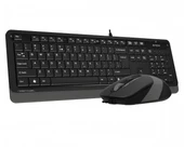 A4 TECH F1010 Q USB GRİ TR MM KLAVYE+OPTİK MOUSE - 3