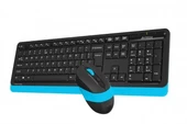 A4 TECH FG1010 Q 2.4 GHZ USB MAVİ KLAVYE+MOUSE KABLOSUZ SET - 3