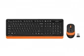 A4 TECH FG1010 Q 2.4 GHZ USB TURUNCU KLAVYE+MOUSE KABLOSUZ SET - 1