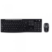 LOGITECH MK270 KABLOSUZ SET USB SİYAH(920-004525) - 1