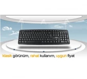 HIPER KM-3055 STANDART KLAVYE USB SİYAH - 5