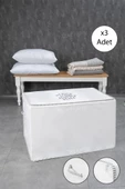 Baskılı İpli Yorgan Hurcu 3 Adet 75*45*45cm - 1