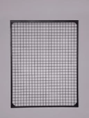 Sık Telli Tel Raf - Tel Pano Stand, Duvar Askılığı 75x200 cm - 4