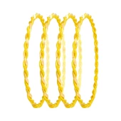 60(4*15)gr(gram) 22 Ayar Paftalı Burma Bilezik thumbnail 1