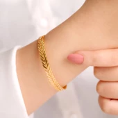 30 gr(gram) 22 Ayar İşçiliksiz Başak Bilezik - 2