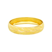 15 gr(gram) 15 mm 22 Ayar İşçiliksiz Şarnelli Bilezik TCB0015-2 thumbnail 1