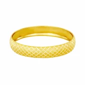 13 gr(gram) 12 mm 22 Ayar İşçiliksiz Şarnelli Bilezik TBC0013-3 - 1