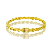 55 gr(gram) 22 Ayar Adana Parlağı Bilezik thumbnail 1