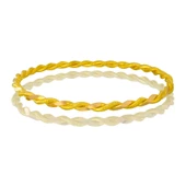 34 gr(gram) 22 Ayar İşçiliksiz Paftalı Burma Bilezik thumbnail 1