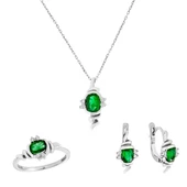 0.12 Ct  Zümrüt Set - 1