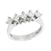 0,66 Ct Pırlanta Beştaş Yüzük - 1