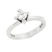 0,39 Ct Pırlanta Tektaş Yüzük - 1