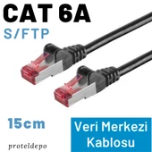 IRENIS CAT 6A Kablo, S/FTP Ethernet Data Center Patch Kablo, 15cm - 3