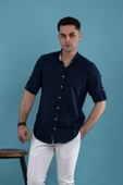 DORSS SLİMFİT HAKİM YAKA KETEN YAZLIK ERKEK GÖMLEK thumbnail 8
