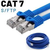 IRENIS CAT7 Kablo S/FTP LSZH Ethernet Network Lan Ağ Kablosu   7.50 Metre Mavi thumbnail 6