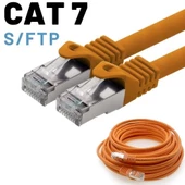 IRENIS CAT7 Kablo S/FTP LSZH Ethernet Network Lan Ağ Kablosu   2 Metre Turuncu - 1