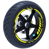 Moto GP İç Dış Jant Şeridi Takım Sticker Reflektif, Floresan, Özel Renkler Çınar Extreme - 9