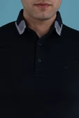 SLİMFİT POLO YAKA DÜĞMELİ MERSERİZE KUMAŞ ERKEK T-SHİRT thumbnail 10