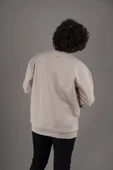 OVERSİZE BASKILI PAMUKLU ERKEK SWEATSHİRT - 6