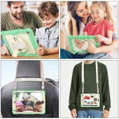 Apple iPad Air 10.9 2022 5.Nesil Strap Tablet Kılıfı Darbe Savar - 12