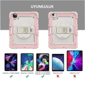 Apple iPad Air 10.9 2022 5.Nesil Strap Tablet Kılıfı Darbe Savar - 5