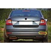 Skoda Octavia 3 Makyajlı 2018-2020 Arka Tampon Sağ Reflektör 5E5945106A - 1