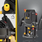 CAT DX89 2100Watt 12mm Profesyonel El Frezesi - 9