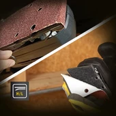 Cat Dx44 350Watt Profesyonel Devir Ayarlı Titreşimli Zımpara thumbnail 9