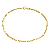 Doç Zincir Taşsız Altın Bileklik thumbnail 1