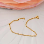 Doç Zincir Taşsız Altın Bileklik thumbnail 4