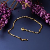 Doç Zincir Taşsız Altın Bileklik thumbnail 3