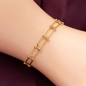 Tiffany 14 Ayar Taşsız Altın Bileklik - 2