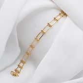 Tiffany 14 Ayar Taşsız Altın Bileklik - 4