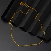 Klasik 14 Ayar Altın Zincir 45 cm. thumbnail 3