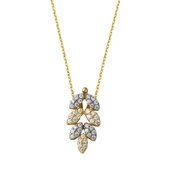 Yaprak 14 Ayar Altın Kolye thumbnail 1