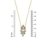 Yaprak 14 Ayar Altın Kolye thumbnail 3