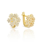 Kar Tanesi 14 Ayar Altın Küpe thumbnail 1