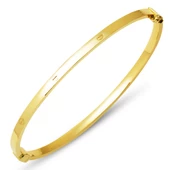 Çivili 14 Ayar Altın Kelepçe Bilezik thumbnail 1