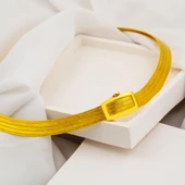 Trabzon Hasırı 14  Ayar Altın Gerdanlık thumbnail 3