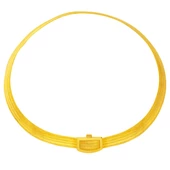 Trabzon Hasırı 14  Ayar Altın Gerdanlık thumbnail 1