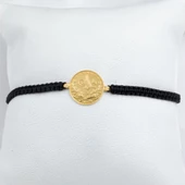 Yarım Reşat Altınlı İpli 22 Ayar Bileklik thumbnail 4