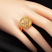 Yaşam Çiçeği Altın Nişan Takı Seti thumbnail 3