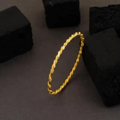 10 gr. İkili Burma 22 Ayar Altın Bilezik - 3