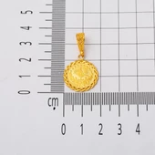 Çeyrek Reşatlı 22 Ayar Altın Kolye Ucu - 5