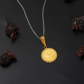 Çeyrek Reşatlı 22 Ayar Altın Kolye Ucu - 4