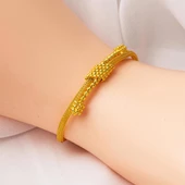 Dorika Toplar Örgü Zincir Altın Set - 3